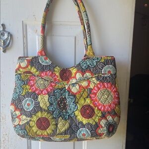 Vera Bradley Colorful Floral Shoulder Bag